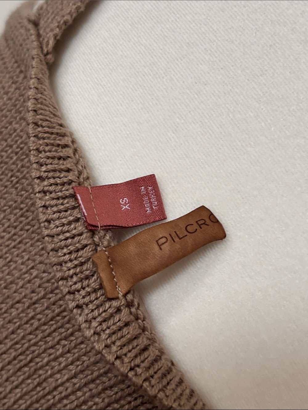 EUC Anthropologie Pilcro Beige Knit Wrap Tank Top size XS - Picture 7 of 9